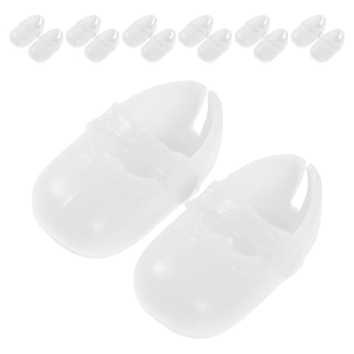 WESIEVYA 135 Paar 6 Zoll/16 cm Puppenschrankschuhe, Mini-Fingerschuhe, Rollenspiel-Garderoben-Grundausstattung für Puppenhäuser und Bastelprojekte für Kinder WESIEVYA 135 Paar 6 Zoll/16 cm Puppenschrankschuhe, Mini-Fingerschuhe, Rollenspiel-Garderoben-Grundausstattung für Puppenhäuser und Bastelprojekte für Kinder von WESIEVYA