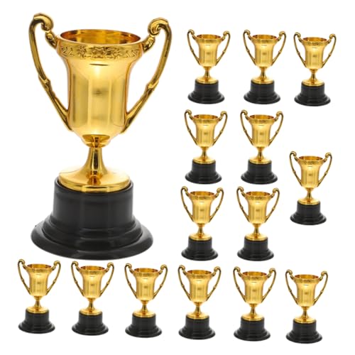 WESIEVYA 15 Kleine Plastiktrophäen Als Gewinnpreise Wettbewerbstrophäen Trophäen Für Frühes Lernen Preistrophäen Für Spiele von WESIEVYA