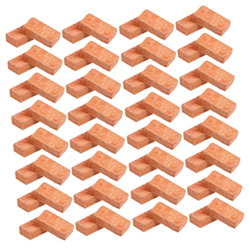 WESIEVYA 150 Stück Simulierte Ziegel, Spielzeugziegel, Landschaftszubehör, Mini Ziegel, Mikro Landschafts Ziegel, Ziegelmodelle, Handgefertigte Layout Ziegel Dekore, Spielziegel WESIEVYA 150 Stück Simulierte Ziegel, Spielzeugziegel, Landschaftszubehör, Mini Ziegel, Mikro Landschafts Ziegel, Ziegelmodelle, Handgefertigte Layout Ziegel Dekore, Spielziegel von WESIEVYA