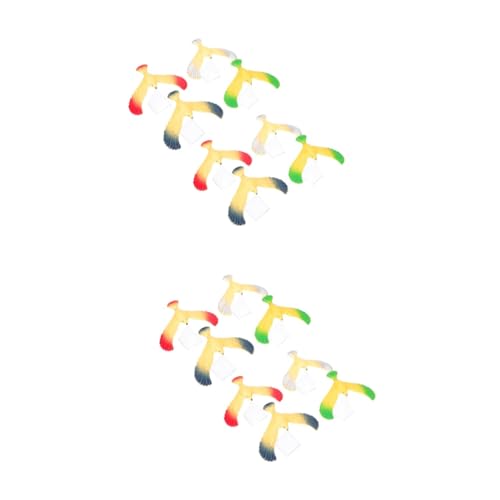WESIEVYA Vogel Auf Finger 16 STK Balancierender Vogel Balance-Vogel-Pyramide Balancierendes Adler-vogelspielzeug Künstlerisches Gleichgewichtsspielzeug Balance-fingervogel Eiffelturm Colorful Plastik von WESIEVYA
