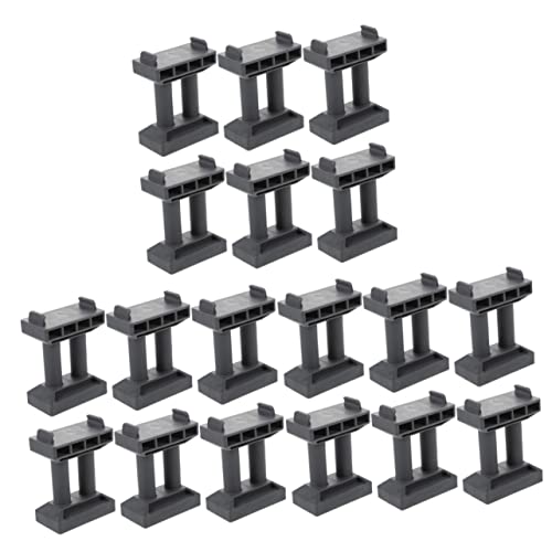 WESIEVYA 18 Teiliges Schienenpfeilerzubehör, Brückenpfeilerspielzeug Zum Spielen, Brückenpfeilermodell, Brückenstütze Für Kinder, Dekorativer Eisenbahnbrückenpfeiler, DIY Brücke, WESIEVYA 18 Teiliges Schienenpfeilerzubehör, Brückenpfeilerspielzeug Zum Spielen, Brückenpfeilermodell, Brückenstütze Für Kinder, Dekorativer Eisenbahnbrückenpfeiler, DIY Brücke, von WESIEVYA