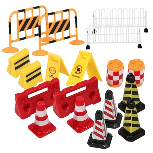 WESIEVYA 18 Teiliges Verkehrsabsperrschild, Miniatur Verkehrsbarrieren Spielzeug, Miniatur Landschaftsabsperrungsspielzeug, Mini Verkehrskegel, Verkehrszeichen Spielzeug, Verkehrszeichen WESIEVYA 18 Teiliges Verkehrsabsperrschild, Miniatur Verkehrsbarrieren Spielzeug, Miniatur Landschaftsabsperrungsspielzeug, Mini Verkehrskegel, Verkehrszeichen Spielzeug, Verkehrszeichen von WESIEVYA
