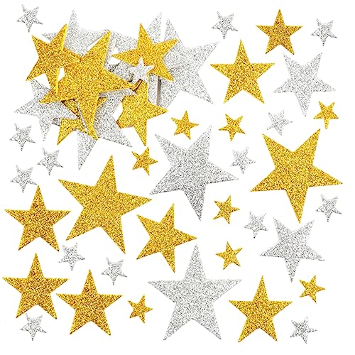 WESIEVYA 180 Stück Sternaufkleber, Sternförmige Aufkleber, Sterne, Aufkleber, Lehreraufkleber, Aufkleber Zum Basteln, Weihnachtsdekorationen, Aufkleber Für Kinder, Goldener Sternaufkleber, WESIEVYA 180 Stück Sternaufkleber, Sternförmige Aufkleber, Sterne, Aufkleber, Lehreraufkleber, Aufkleber Zum Basteln, Weihnachtsdekorationen, Aufkleber Für Kinder, Goldener Sternaufkleber, von WESIEVYA