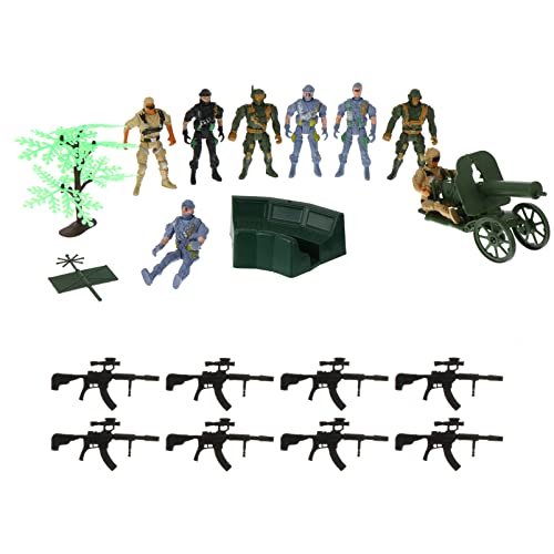 WESIEVYA 19 Teiliges Soldaten Modell Set Modernes Für Simulation Von Soldatenfiguren Zufälligen Designs Ideales Militärspielzeug Für Kreative Rollenspiele von WESIEVYA
