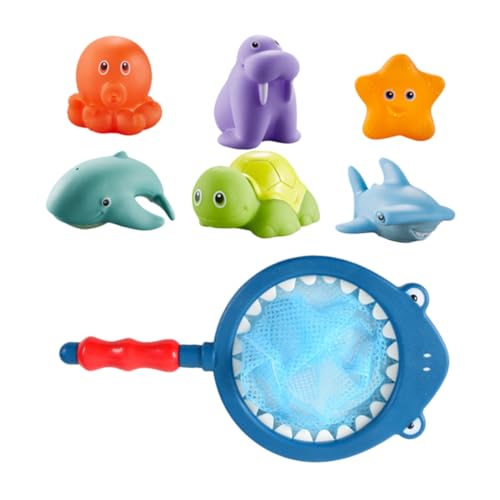 WESIEVYA 1Satz Badespielzeug für Teiliges Duschspielzeug mit Fischernetz und Tierfiguren Sicheres und Langlebiges Material Fördert Kreativität Beim für Jungen WESIEVYA 1Satz Badespielzeug für Teiliges Duschspielzeug mit Fischernetz und Tierfiguren Sicheres und Langlebiges Material Fördert Kreativität Beim für Jungen von WESIEVYA