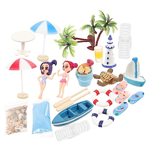 WESIEVYA 1Satz Mini Dekoration im Strandstil Strand Zubehör für DIY Puppenhaus Hochsimulierte Mikro Landschaftsaccessoires Sommer Szenen und Kreative Projekte WESIEVYA 1Satz Mini Dekoration im Strandstil Strand Zubehör für DIY Puppenhaus Hochsimulierte Mikro Landschaftsaccessoires Sommer Szenen und Kreative Projekte von WESIEVYA