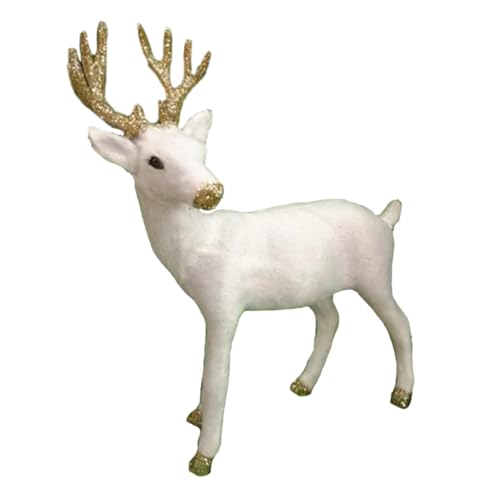 WESIEVYA Simulation Sika Hirsch Ornamente Miniatur-wildtiermodell Rentiermodell Tischdekoration Hirschschmuck Für Kinderzimmer WESIEVYA Simulation Sika Hirsch Ornamente Miniatur-wildtiermodell Rentiermodell Tischdekoration Hirschschmuck Für Kinderzimmer von WESIEVYA