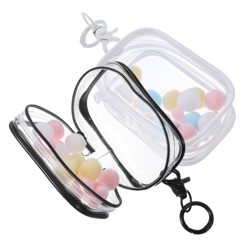 WESIEVYA 2 Sets Transparente Aufbewahrungstasche, Modell Displayhalter, Schlüsselanhänger, Durchsichtiger Figuren Puppen Displaybehälter, Puppenspielzeug Aufbewahrungskoffer, Spielzeug WESIEVYA 2 Sets Transparente Aufbewahrungstasche, Modell Displayhalter, Schlüsselanhänger, Durchsichtiger Figuren Puppen Displaybehälter, Puppenspielzeug Aufbewahrungskoffer, Spielzeug von WESIEVYA