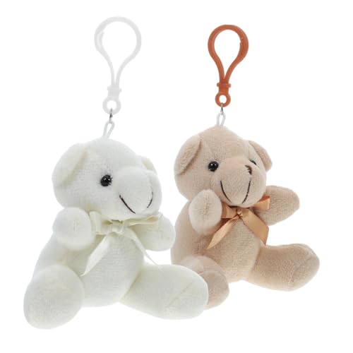 WESIEVYA 2 Stk Bogenpuppe Hochzeitsspielzeug Miniatur tragen ausgestopft Plüschtiere plüschbär Plüsch Tierchen Bär Schlüsselanhänger Hochzeit Plüsch Minibären PP Baumwolle WESIEVYA 2 Stk Bogenpuppe Hochzeitsspielzeug Miniatur tragen ausgestopft Plüschtiere plüschbär Plüsch Tierchen Bär Schlüsselanhänger Hochzeit Plüsch Minibären PP Baumwolle von WESIEVYA