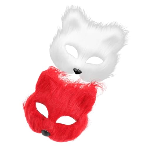 WESIEVYA 2 Stück Fuchsmaske, Kostümmaske, Halloween, Halloween Maske, Kostüm Requisite, Karnevalsmaske, Halloween Kostümzubehör, Partyzubehör, Kostümzubehör, Cosplay Partymaske, Cosplay WESIEVYA 2 Stück Fuchsmaske, Kostümmaske, Halloween, Halloween Maske, Kostüm Requisite, Karnevalsmaske, Halloween Kostümzubehör, Partyzubehör, Kostümzubehör, Cosplay Partymaske, Cosplay von WESIEVYA