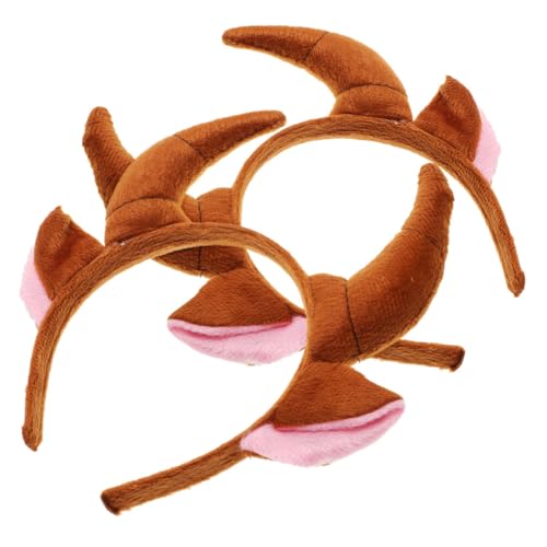 WESIEVYA 2 Stück Kuh Stirnband mit Großen Ochsenhörnern Bequemes Robustes Tierhorn Haarreif für Halloween Farm Party und Cosplay Modisches Accessoire für Damen und Jugendliche WESIEVYA 2 Stück Kuh Stirnband mit Großen Ochsenhörnern Bequemes Robustes Tierhorn Haarreif für Halloween Farm Party und Cosplay Modisches Accessoire für Damen und Jugendliche von WESIEVYA