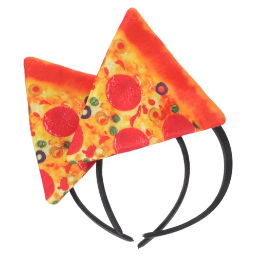 WESIEVYA 2 Stück Lustiges Pizza Stirnband Orange Weiches Halloween Kostüm Accessoire für Erwachsene und Vielseitig Einsetzbar für Italienische Food Party und Leicht zu Reinigen WESIEVYA 2 Stück Lustiges Pizza Stirnband Orange Weiches Halloween Kostüm Accessoire für Erwachsene und Vielseitig Einsetzbar für Italienische Food Party und Leicht zu Reinigen von WESIEVYA