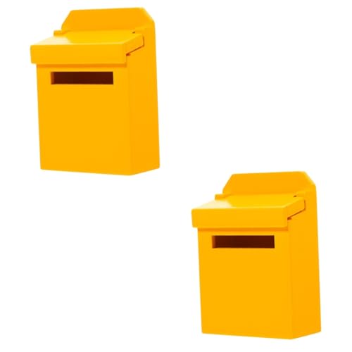 WESIEVYA 2 Stück Mini Puppenhaus Zubehör, Mikro Landschafts Briefkasten, Winzige Hausdekoration, Kinderbriefkasten, Kleiner Holzbriefkasten, Lustige Gartendekoration, Winziger Briefkasten, WESIEVYA 2 Stück Mini Puppenhaus Zubehör, Mikro Landschafts Briefkasten, Winzige Hausdekoration, Kinderbriefkasten, Kleiner Holzbriefkasten, Lustige Gartendekoration, Winziger Briefkasten, von WESIEVYA