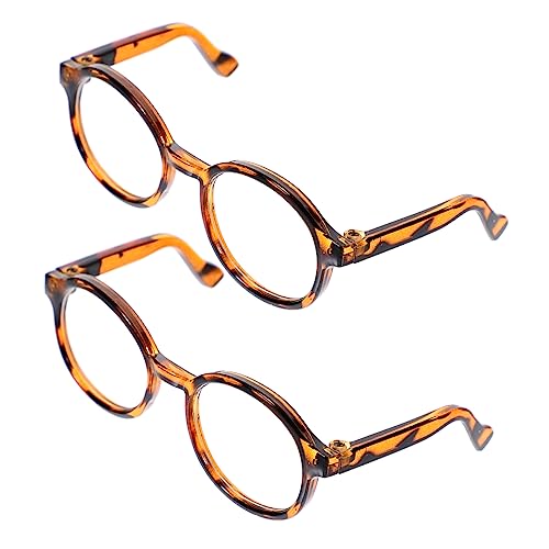 WESIEVYA 2 Stück Puppenbrille Brillenband Sonnenbrille Optik Mini Spielzeugbrille Vintage Für Puppe X Eye Puppen Lichtbrille Frauen Babypuppen Zierbrille Dekore Kunststoff WESIEVYA 2 Stück Puppenbrille Brillenband Sonnenbrille Optik Mini Spielzeugbrille Vintage Für Puppe X Eye Puppen Lichtbrille Frauen Babypuppen Zierbrille Dekore Kunststoff von WESIEVYA