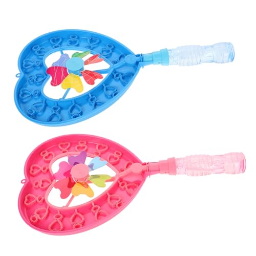 WESIEVYA 2 Stück Seifenblasenmaschine, Kinderparty, Seifenblasenmaschine Fürs Badeseifen, Seifenblasenstäbe Für Kinder, Seifenblasen Rasenmäher, Riesige Seifenblasenstäbe, Künstliche von WESIEVYA