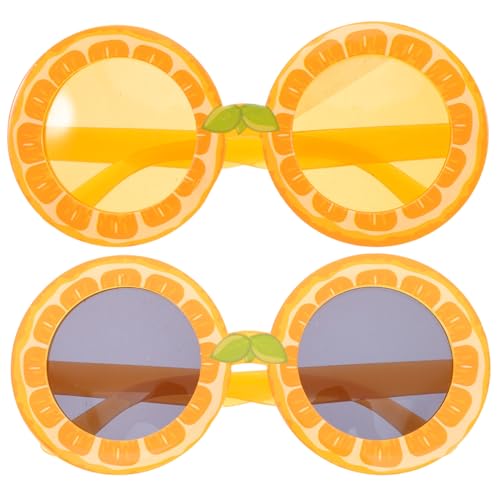 WESIEVYA 2stücke Zitronen-orangen-form Sonnenbrille Pack Lustige Fruchtbrillen Für Hawaii-party Strandfotos Leicht Und Wiederverwendbar Für Tropische Feste WESIEVYA 2stücke Zitronen-orangen-form Sonnenbrille Pack Lustige Fruchtbrillen Für Hawaii-party Strandfotos Leicht Und Wiederverwendbar Für Tropische Feste von WESIEVYA