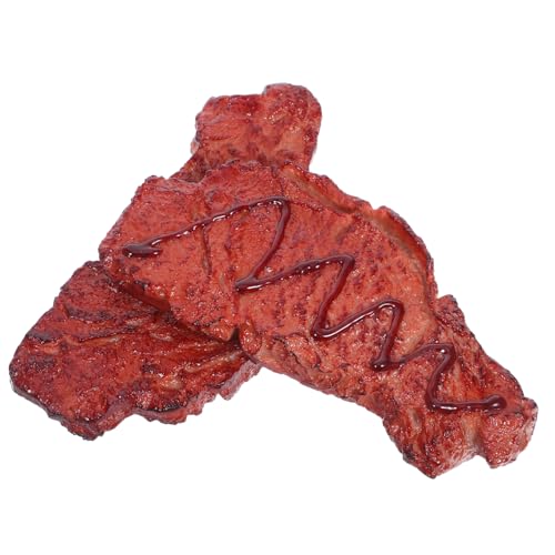WESIEVYA 2 Stück Teiliges Künstliche Realistische Steak Modelle Täuschend Echte Nachbildung von Gebratenem Roastbeef Langlebige Deko für Küchenrequisiten Marktauslage Fotografie Braun WESIEVYA 2 Stück Teiliges Künstliche Realistische Steak Modelle Täuschend Echte Nachbildung von Gebratenem Roastbeef Langlebige Deko für Küchenrequisiten Marktauslage Fotografie Braun von WESIEVYA