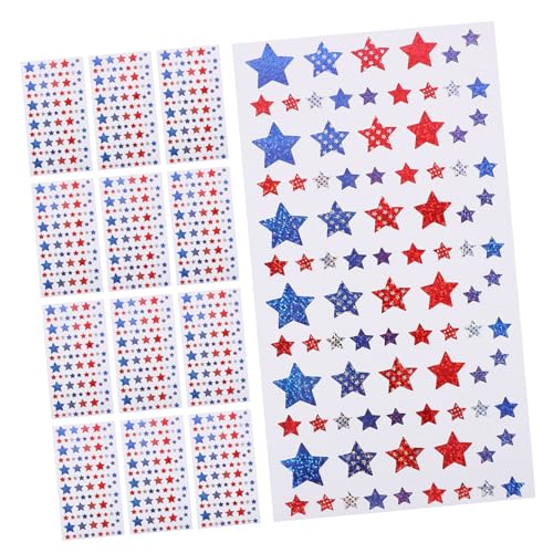 WESIEVYA 20 Blatt Fünfzackiger Stern, Selbstklebender Etikettenaufkleber, Stern, DIY, Dekorativer Etiketten Belohnungsaufkleber, 20 Blatt Aufkleber, Sterne, Glitzer Belohnungsaufkleber, WESIEVYA 20 Blatt Fünfzackiger Stern, Selbstklebender Etikettenaufkleber, Stern, DIY, Dekorativer Etiketten Belohnungsaufkleber, 20 Blatt Aufkleber, Sterne, Glitzer Belohnungsaufkleber, von WESIEVYA
