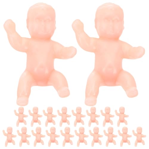 WESIEVYA Realistische Mini-babyfiguren Aus Kunststoff 20er-Pack für Babybedarf Zur Dekoration für Babypartys WESIEVYA Realistische Mini-babyfiguren Aus Kunststoff 20er-Pack für Babybedarf Zur Dekoration für Babypartys von WESIEVYA