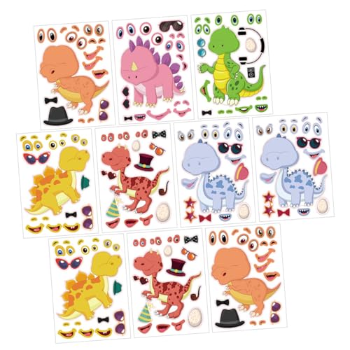 WESIEVYA 24 Stück Dinosaurier Puzzle Aufkleber, Dinosaurier Tiere, Aufkleber, Party, Party DIY Dianosaur Aufkleber, Partygeschenk, Interessante Muster Aufkleber, Cartoon Dinosaurier, WESIEVYA 24 Stück Dinosaurier Puzzle Aufkleber, Dinosaurier Tiere, Aufkleber, Party, Party DIY Dianosaur Aufkleber, Partygeschenk, Interessante Muster Aufkleber, Cartoon Dinosaurier, von WESIEVYA