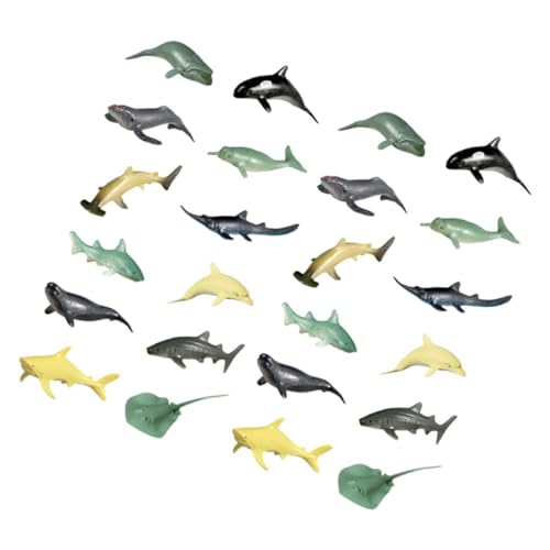 WESIEVYA 24 Stück Teiliges Realistische Meereslebewesen Figuren aus PVC Detailgetreue Miniatur Fische Modell Vielseitig als Dekoration und Lernspielzeug für Erwachsene WESIEVYA 24 Stück Teiliges Realistische Meereslebewesen Figuren aus PVC Detailgetreue Miniatur Fische Modell Vielseitig als Dekoration und Lernspielzeug für Erwachsene von WESIEVYA