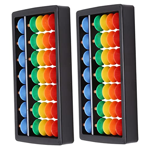WESIEVYA Kleinkinder Abs Abacus Werkzeug Für Kinder Mathematik 2pcs Studenten Arithmetik Abacus Mathematik Mini Kinder Abacus von WESIEVYA