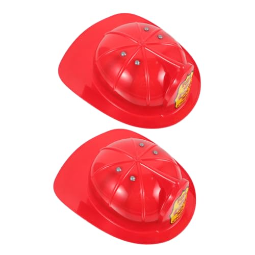 WESIEVYA 2 Stücke Kinder Feuerwehrmann Kappe Helm Set Rot Feuerwehrmann Hut Für Dress-up WESIEVYA 2 Stücke Kinder Feuerwehrmann Kappe Helm Set Rot Feuerwehrmann Hut Für Dress-up von WESIEVYA