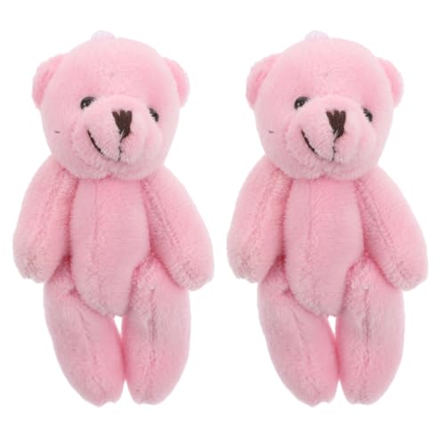 WESIEVYA 2 Stücke Mini Plüschbären Für Puppenhaus Realistische Bär Spielzeug Für Kinder Spielen Weiche Plüsch Bär Puppen Sammler Charme von WESIEVYA