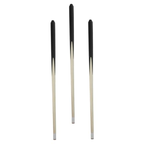 WESIEVYA Entertainment Billard-Tool 3 Stück Jungen Und Mädchen Mini Pool Stick Holz Billard Stick Rund Glatten Körper von WESIEVYA