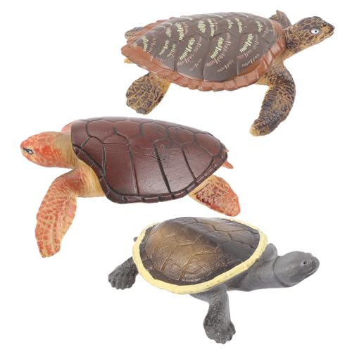 WESIEVYA 3 Stück Teiliges Miniatur Schildkröten Figuren aus Langlebigem Material Realistische Kleine Meeresschildkröten Ornament Dekoratives Aquarium und Desktop für Sammler WESIEVYA 3 Stück Teiliges Miniatur Schildkröten Figuren aus Langlebigem Material Realistische Kleine Meeresschildkröten Ornament Dekoratives Aquarium und Desktop für Sammler von WESIEVYA