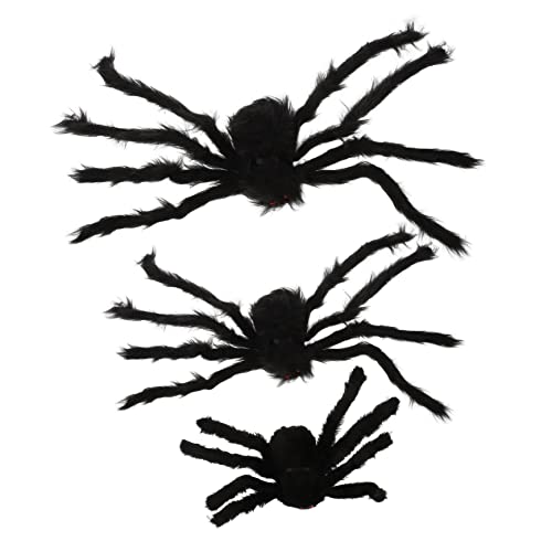 WESIEVYA 3 Stücke Halloween Spinne Ghost Festival Simulation Spinnenspielzeug von WESIEVYA