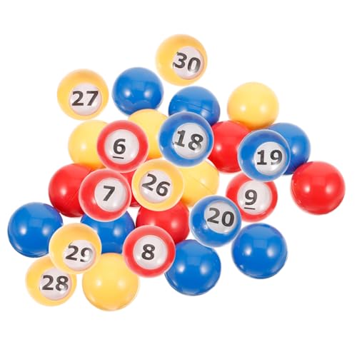 WESIEVYA 30 Stück Bingo Ersatzbälle, Bälle, Plastikbälle, Tombola Bälle, Tombola Ziehungsbälle, Unterhaltungsbälle, Rufbälle, Auswahlbälle Für Partybälle Für Zuhause, Partyball Requisiten WESIEVYA 30 Stück Bingo Ersatzbälle, Bälle, Plastikbälle, Tombola Bälle, Tombola Ziehungsbälle, Unterhaltungsbälle, Rufbälle, Auswahlbälle Für Partybälle Für Zuhause, Partyball Requisiten von WESIEVYA