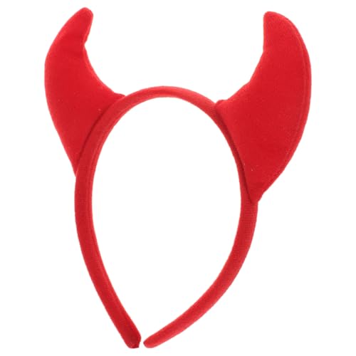WESIEVYA Teufelshorn-stirnband-set 3-teilig Halloween-haarschmuck Party-kopfschmuck Requisiten Verformungsfrei von WESIEVYA