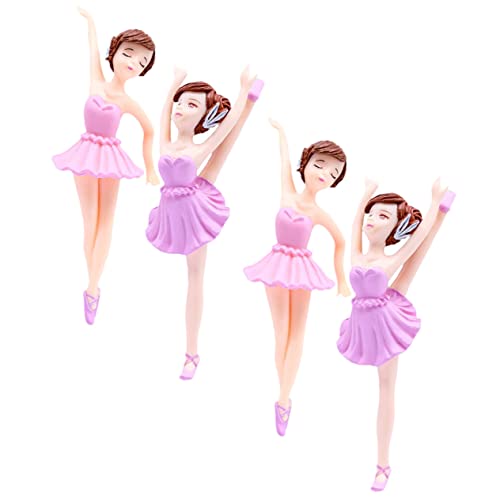 WESIEVYA 4 Stück Ballerina Tänzerin Skulpturen, Kuchendekoration, Ballett Mädchen Figuren, Party Dekoration, Tanzende Mädchen Statuen, Auto Armaturenbrett Ornament, Mädchenfigur, WESIEVYA 4 Stück Ballerina Tänzerin Skulpturen, Kuchendekoration, Ballett Mädchen Figuren, Party Dekoration, Tanzende Mädchen Statuen, Auto Armaturenbrett Ornament, Mädchenfigur, von WESIEVYA