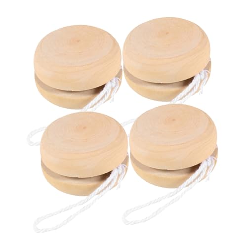 WESIEVYA 4 Stück Jo-Jo für kinderspielzeug Holzspielzeug Dekoration kreativ Holz Graffiti- aus Holz Graffiti- -Kugeln aus Holz hölzern Khaki WESIEVYA 4 Stück Jo-Jo für kinderspielzeug Holzspielzeug Dekoration kreativ Holz Graffiti- aus Holz Graffiti- -Kugeln aus Holz hölzern Khaki von WESIEVYA