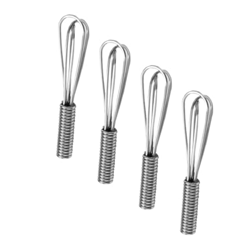 WESIEVYA 4 Stück Miniatur Lebensmittelspielzeug, Eierschläger, Miniatur Schneebesen, Schmuck, Miniatur Schneebesen, Modell, Mini Ei, Modell, Mini Dekoration, Puppenhaus Schneebesen von WESIEVYA