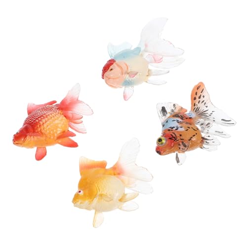 WESIEVYA 4-teiliges Lebensechtes Simulations-fischfiguren-Set Aus Kunststoff Für Aquarium Und Dekoration Sicheres Und Leichtes Lernspielzeug WESIEVYA 4-teiliges Lebensechtes Simulations-fischfiguren-Set Aus Kunststoff Für Aquarium Und Dekoration Sicheres Und Leichtes Lernspielzeug von WESIEVYA