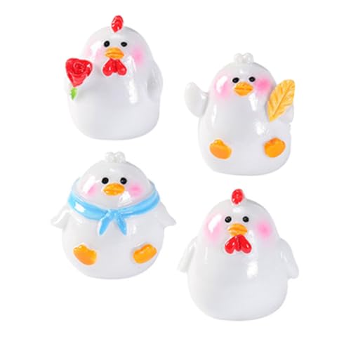WESIEVYA 4stücke Mini Küken Figuren Hühner Ornamente Für Mikrolandschafts-Dekoration Zubehör Für Garten Tisch Und Puppenhaus WESIEVYA 4stücke Mini Küken Figuren Hühner Ornamente Für Mikrolandschafts-Dekoration Zubehör Für Garten Tisch Und Puppenhaus von WESIEVYA