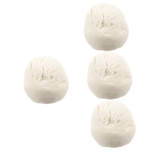 WESIEVYA 4 Stück Simulation Eiscreme Ball Fotografie Requisiten Lebensmittel Spielzeug Gefälschte Eiscreme Künstliche Eiscreme Kinder Lustige Spielzeuge Dessert Spielzeug Dekorative von WESIEVYA