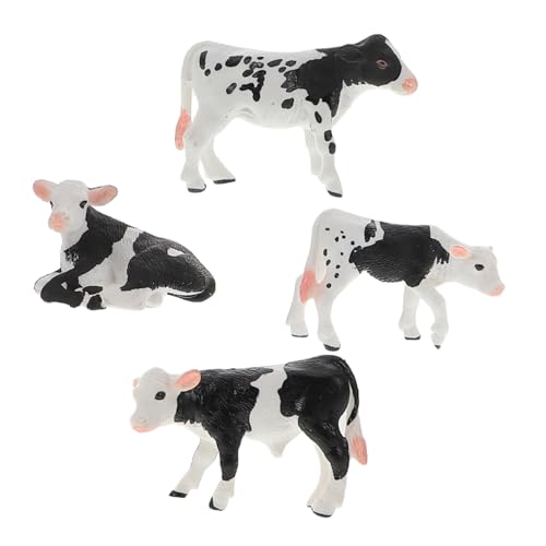 WESIEVYA 4 Stück Tiermodell Viehfarmfiguren Mini-kuhtiere Kleines Gartentier Kühe Für Miniaturkühe Kuhfiguren Für Bauernhoftierfiguren Miniaturvieh Für Den Garten Plastik WESIEVYA 4 Stück Tiermodell Viehfarmfiguren Mini-kuhtiere Kleines Gartentier Kühe Für Miniaturkühe Kuhfiguren Für Bauernhoftierfiguren Miniaturvieh Für Den Garten Plastik von WESIEVYA