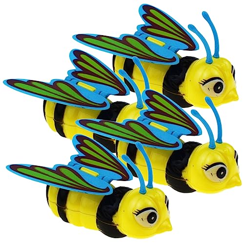 WESIEVYA 4-teiliges Aufziehspielzeug in Bienenform Kinderspielzeug Aus Abs-Metall Lustiges Aufziehspielzeug in Großpackung Für Osterdekorationen WESIEVYA 4-teiliges Aufziehspielzeug in Bienenform Kinderspielzeug Aus Abs-Metall Lustiges Aufziehspielzeug in Großpackung Für Osterdekorationen von WESIEVYA