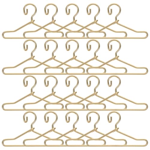 WESIEVYA 40 Stück Miniatur-kleiderbügel Für Puppen Kleiderhalter Für Puppen Aus Metalllegierung Für Spielzimmer Elegante Miniatur-kleiderbügel Zur Präsentation Von Puppenkleidung WESIEVYA 40 Stück Miniatur-kleiderbügel Für Puppen Kleiderhalter Für Puppen Aus Metalllegierung Für Spielzimmer Elegante Miniatur-kleiderbügel Zur Präsentation Von Puppenkleidung von WESIEVYA