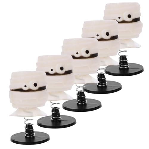 WESIEVYA 5 Stück Teiliges Halloween Spring Lustige Cartoon Sprungfiguren für Party und Schreibtischspielzeuge für Halloween Feiern und Kinderpartys WESIEVYA 5 Stück Teiliges Halloween Spring Lustige Cartoon Sprungfiguren für Party und Schreibtischspielzeuge für Halloween Feiern und Kinderpartys von WESIEVYA