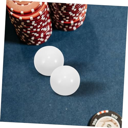 WESIEVYA 5 Stück Teiliges Perlen Weiße Acrylkugeln Ersatzspielkugeln für Roulette Spielrad Langlebig Stilvoll für Party und Geburtstagsspiele WESIEVYA 5 Stück Teiliges Perlen Weiße Acrylkugeln Ersatzspielkugeln für Roulette Spielrad Langlebig Stilvoll für Party und Geburtstagsspiele von WESIEVYA