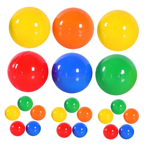 WESIEVYA 50 Stück Wurfbälle Aus Kunststoff, Spielbälle, Spielbälle, Requisiten, Tombola Bälle, Tombola Ziehbälle, Pflückbälle, Party Spielbälle, Tombola Ziehbälle, Plastik Party WESIEVYA 50 Stück Wurfbälle Aus Kunststoff, Spielbälle, Spielbälle, Requisiten, Tombola Bälle, Tombola Ziehbälle, Pflückbälle, Party Spielbälle, Tombola Ziehbälle, Plastik Party von WESIEVYA