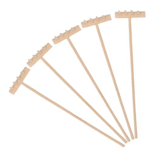 WESIEVYA Gartensandkastenrechen Basteln 5 Stück Mini-rechen Schreibtisch-Zen-Garten-zubehör Sandtischrechen Schreibtisch-Zen-gartenrechen Gartensandwerkzeuge WESIEVYA Gartensandkastenrechen Basteln 5 Stück Mini-rechen Schreibtisch-Zen-Garten-zubehör Sandtischrechen Schreibtisch-Zen-gartenrechen Gartensandwerkzeuge von WESIEVYA