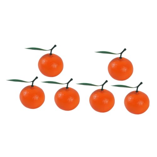WESIEVYA Künstliche Orangen 6 Stück Foto-Requisiten Lebensechte Obstdekorationen Künstliche Früchte Für Zuhause WESIEVYA Künstliche Orangen 6 Stück Foto-Requisiten Lebensechte Obstdekorationen Künstliche Früchte Für Zuhause von WESIEVYA