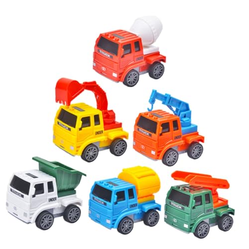 WESIEVYA Spielzeugautos Mini-rückziehautos Set Mit 6 Einzigartigen Cartoon-Modellen Fantasie Und Kreativität Für Jungen Und Mädchen Zufällige Farbe von WESIEVYA