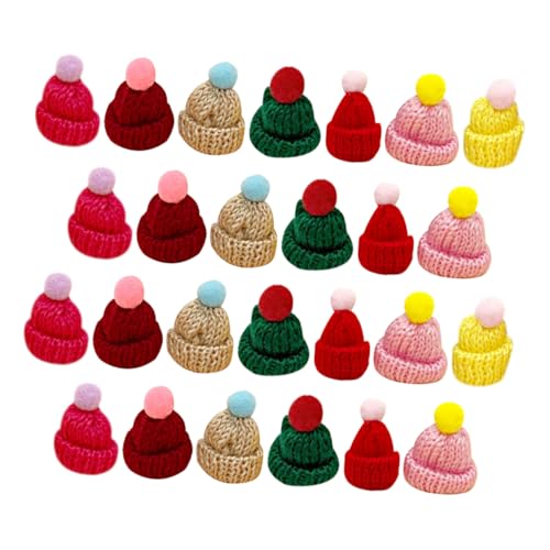WESIEVYA 60stücke Mini Weihnachtsmützen Bunte Strickmützen Weihnachtsdeko Für Puppenhäuser Und Bastelarbeiten Wiederverwendbare Handwerksaccessoires WESIEVYA 60stücke Mini Weihnachtsmützen Bunte Strickmützen Weihnachtsdeko Für Puppenhäuser Und Bastelarbeiten Wiederverwendbare Handwerksaccessoires von WESIEVYA