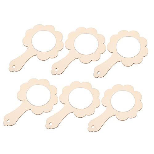 WESIEVYA 6St Holzspiegel schminke eulenspiegel basteln für hühner Schminkspiegel quadratische Spiegel für die Wand Kinderaccessoire Handspiegel hölzern Khaki WESIEVYA 6St Holzspiegel schminke eulenspiegel basteln für hühner Schminkspiegel quadratische Spiegel für die Wand Kinderaccessoire Handspiegel hölzern Khaki von WESIEVYA